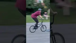 Scary BMX Stunt Performance 🤯 #shorts