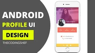 Amazing user profile ui design in android 2020| android ui design 