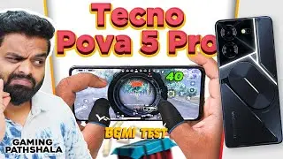 Tecno Pova 5 Pro PUBG Test with FPS! 🔥 Overheat & Battery Drain 🤐