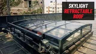 Megavent's Skylight Retractable Roof– India- www.megavent.co.in
