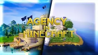 I BUILD THE FORTNITE AGENCY in MINECRAFT!