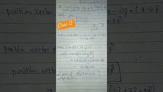 VECTOR ALGEBRA □ Exercise 10.2  ❤️ Question no. 16 #viralshorts