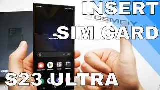 How to insert SIM Card? SAMSUNG S23 S23+ S23 ULTRA