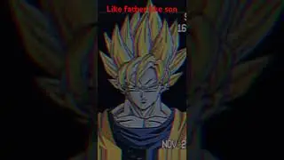 Like father like son #goku #dragonballz #anime