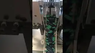 YS-3000 automatic cutting and folding machine for clothing woven fabric label ribbon hanger fold
