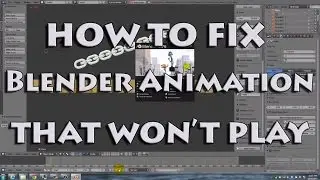 How To Fix Blender Animation( Simulation) Not Running
