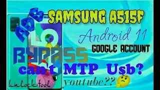 Samsung A51 Frp bypass / A515F google account android 11 Adb (patch 2022) 