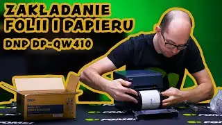 Drukarka DNP DP QW410 - zakładanie oraz wymiana folii i papieru
