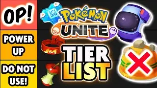 The ULTIMATE POKEMON UNITE HELD ITEM TIER LIST! (Which Items Should YOU Power Up?!)