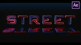 Эффектные титры для Intro в After Effects 2020 (Saber Plug-In)