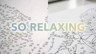 Peaceful￼ Dot-to-Dot coloring/ Relaxing Art Quiet Creating Miss Grace