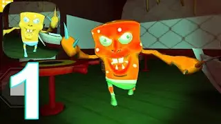 Scary Sponge Neighbor Gameplay Walkthrough Part 1 (IOS/Android)