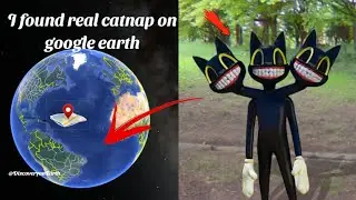 i found giant real life 3 head catnap on Google map and google earth #googleearth #viral #map