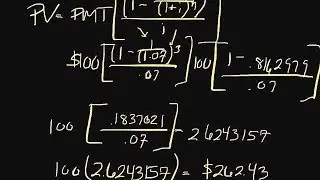 How to Calculate the Present Value of an Annuity