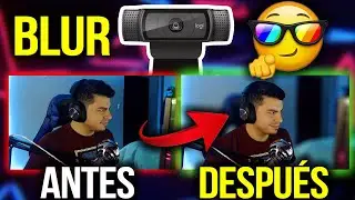 Como *DESENFOCAR el FONDO de tu WEBCAM* GRATIS ✅📷  (NO RTX)
