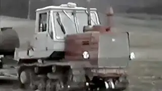 Т-150 трактор. Внесение ЖМУ. АБА-0,5М. ЮМЗ-6. ВОУ-3А. (1980-е).