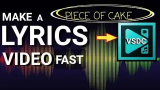 How To Make A Lyrics Video - VSDC Tutorial (text animation)