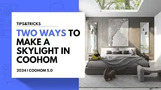 Two ways to make a skylight in coohom
