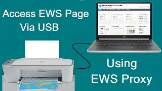 How to Access EWS Page of HP USB Printer.