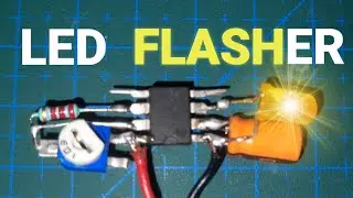 LED Flasher using IC NE 555