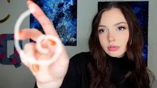 ASMR Finger Tracing Graphs of Equations (ear to ear gentle whispering, finger tracing, mouth sounds)