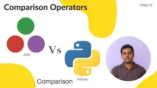 How to compare comparison operators in Python and Julia? Is it same?