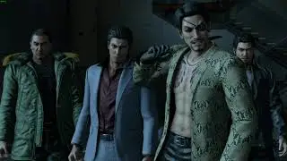Kiryu, Majima, Saejima and Daigo Fighting as a Team in Like a Dragon Infinite Wealth