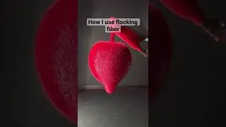 How I use flocking fibers 🍒