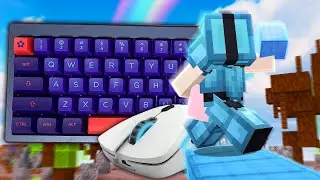 Custom Keyboard + Mouse Sounds ASMR | Hypixel Bedwars