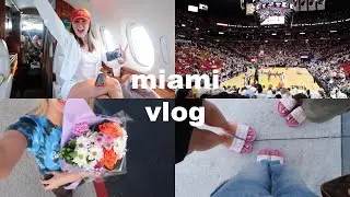 a weekend in my life in Miami for NBA playoffs, friends & more!