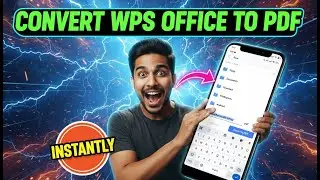 How to Convert WPS Office to PDF | Simple Step-by-Step Guide