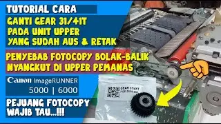 CARA ATASI KERTAS MACET SAAT FOTOCOPY BOLAK BALIK DI AREA PEMANAS ⁉️ PART-1 | CANON IR5000/6000