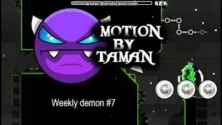 Geometry dash (2.11) "Motion" by Taman [all coins] - Weekly demon #7