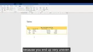 How to Resize a Table in Microsoft Word