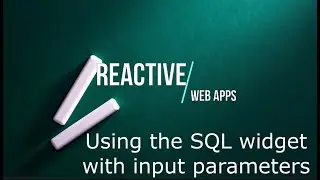 Outsystems Tutorial - Using the SQL Widget with input parameter