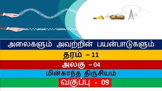 மின்காந்த திருசியம் பகுதி -02 | - அலைகளும் அவற்றின் பயன்பாடுகளும் வகுப்பு - 09