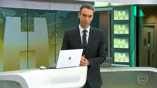 Jornal Hoje: Trecho inicial da edição de 08/06/2023, com César Tralli - TV Gazeta ES/TV Globo