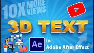 5 MINUTE 3D Text Animation HACK for Busy Creators Using After Effects!