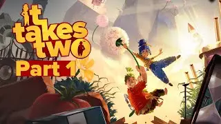 It Takes Two Gameplay Walkthrough INTRO- Part 1:Boss Fight-vacuum cleaner