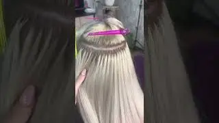 Наращивание волос в процессе🤫