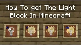 ✔️ How To Get And Use Minecraft Light Block. Step By Step Tutorial ✔️ (Bedrock)