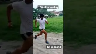 100miter runing in12.6secound || ahtsham iraqui || golu singh 