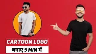 Cartoon Portrait Logo || Professional Logo Design || Logo Design Picsart || PicsArt Tutorials 2020