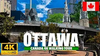 Ottawa Canada Weekend Walk 4K UHD (HDR) 60 fps Saturday 2024