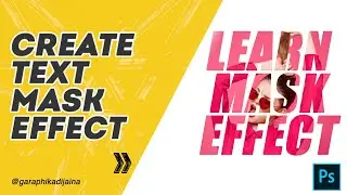 Photoshop Beginner Tutorial: Create Text Mask Effect
