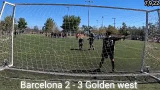 Barcelona vs Golden west                                     finals