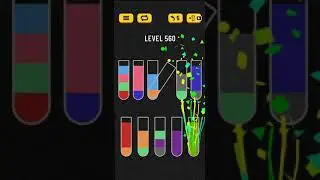 Water sort puzzle level 560