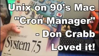 Unix on a 90's Mac: Cron Manager, a Utility I Wrote to Understand Mac OS Kernel Better 