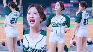 [8K] 텐션좋은 뿌까 김정원 치어리더 金貞沅 직캠 Kim Jeong-Won cheerleader fancam KT위즈 250831