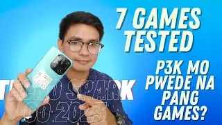 TECNO SPARK GO 2023 - 7 GAME TESTED - NBA2K20 & GENSHIN IMPACT | P3K LANG PWEDE KA NA MAG GAMES!